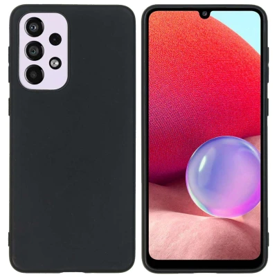 Afbeelding van Accezz Color Case voor Samsung Galaxy A33 Telefoonhoesje Zwart