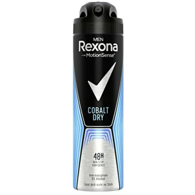 Afbeelding van 6 x rex ona Men deospray &quot;Cobalt Dry&quot; Motion sense 150 ml