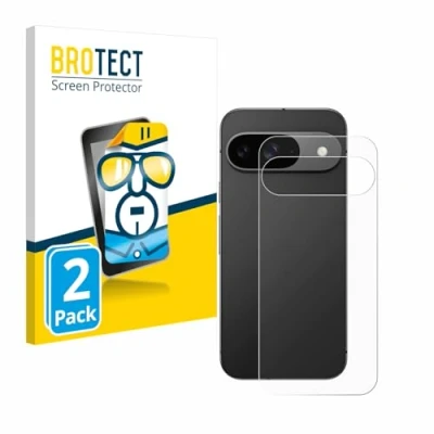Afbeelding van BROTECT Screenprotector voor Google Pixel 9 (Achterkant) Folie Beschermfolie transparant (2 Stuks)