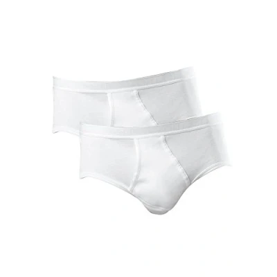 Afbeelding van Schiesser 2 pack heren Classic slip met gulp XXXXL Wit