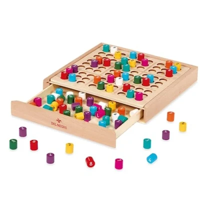 Afbeelding van Dal Ons Sudoku, bordspel van hout, geschikt voor kinderen vanaf 8 jaar en het hele gezin, 2 spelers, eenheidsmaat, 54112