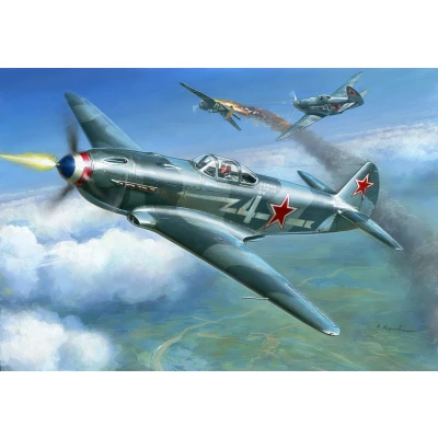 Afbeelding van 1:72 Zvezda 7301 Yak 3 Plane Soviet fighter Plastic Modelbouwpakket