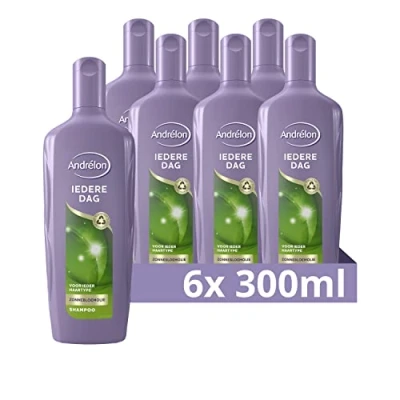 Afbeelding van Andrélon Iedere Dag shampoo 6 x 300 ml voordeelverpakking