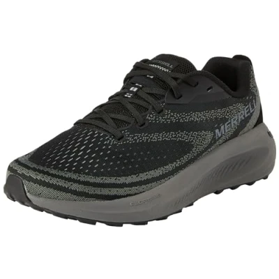 Afbeelding van Merrell Morphlite Hardloopschoenen neutraal, Heren, Maat: 48, Black/asphalt Textiel