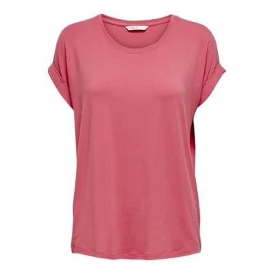 Afbeelding van ONLY Moster Oneck NOOS JRS Tshirt basic, Dames, Maat: Small, Tea rose