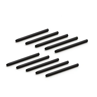 Afbeelding van 10x Zwarte Pen Penpunten Vervanging Voor Wacom Intuos 3/4 BAMBOO CTE MTE CTL CTH Serie Stylus