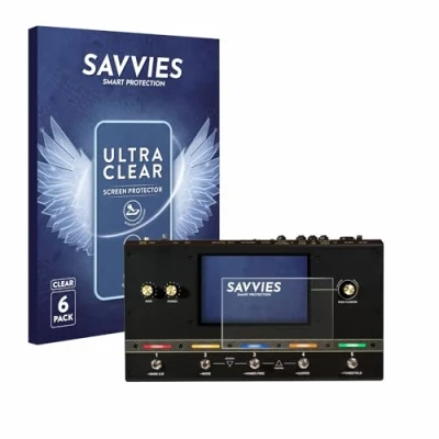 Afbeelding van Savvies Screenprotector voor Headrush Core Folie Beschermfolie transparant (6 Stuks)