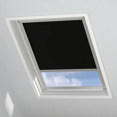 Afbeelding van Velux Dakraam Rolgordijn Trend Black 4 973x940 (Zwart)