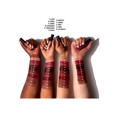 Afbeelding van Nyx Professional Makeup SOFT Matte LIP Cream Vloeibare lippenstift, Dames, Maat: 8 ml, 25 budapest