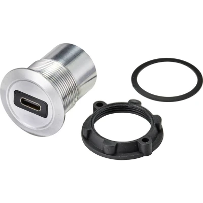 Afbeelding van TRU COMPONENTS TC 9534336 USB inbouwbus 3.1 Bus, inbouw C bus naar A 3.0 Paneeldikte: 1 10 mm Inhoud: