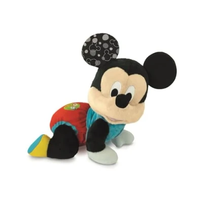 Afbeelding van Clementoni Baby Disney Mickey Mouse Interactieve Knuffel Samen Leren Kruipen Met geluid vanaf 6 maanden