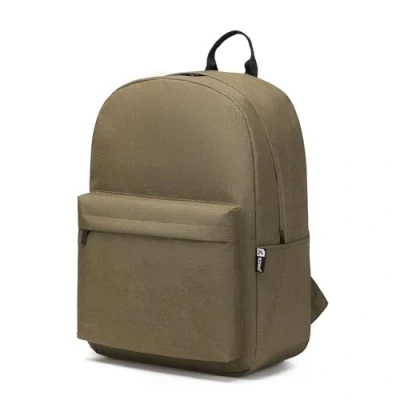 Afbeelding van Kono Kinderrugzak, schooltas voor jongens en meisjes, lichte rugzak tieners, studenten, boekentas, reizen, casual, dagrugzak, dames heren, Bruin, Eén maat, School