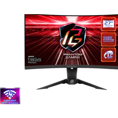 Afbeelding van ASRock Phantom Gaming PG27Q15R2A 27 Quad HD 165Hz Curved VA Monitor