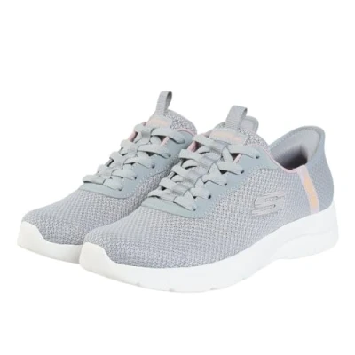 Afbeelding van Skechers Dames Dynamight 2.0 Sneaker, Grijs, 8 UK, 41 EU