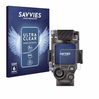 Afbeelding van Savvies Screenprotector voor DJI RS 4 Folie Beschermfolie transparant (6 Stuks)