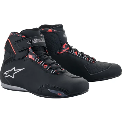 Afbeelding van Alpinestars Sektor waterdichte motorschoenen, zwart grijs rood, afmeting 38 voor man