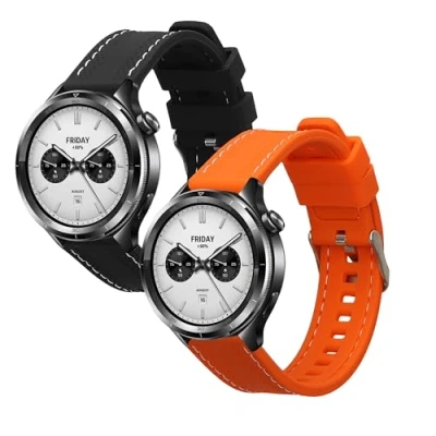 Afbeelding van kwmobile 2x horlogebandjes compatibel met Xiaomi Watch S4 bandje Activity tracker bandjes