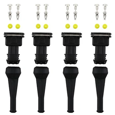 Afbeelding van D2D 4 stks Brandstof Injector Connector EV1 Waterdichte 2 way Bedrading Connectors Plug Harness Kit Pak Voor Auto