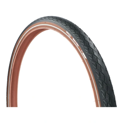 Afbeelding van Dresco Anti Lek Buitenband Metro Elite 28 x 1.75 (47 622) Reflectie Zwart/Bruin