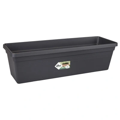 Afbeelding van Elho Balkonbak Green Basics Zwart Plantenbak 49x17x14 cm