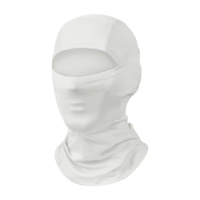 Afbeelding van ZEOXUER Bivakmuts fiets gezichtskap motorfiets zomer balaclava voor dames en heren, B wit., One size