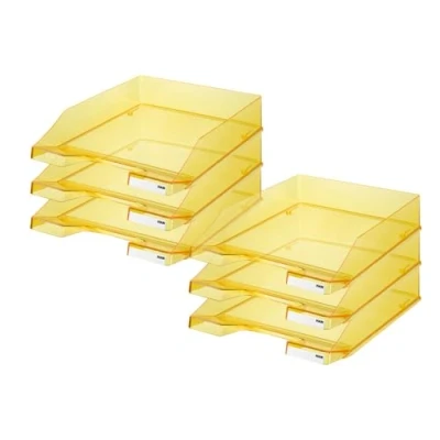 Afbeelding van Han brievenbakje C4 transparant geel 6 stuks
