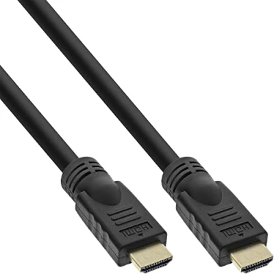 Afbeelding van InLine Premium HDMI kabel versie 2.0 (4K 60Hz HDR) / zwart 10 meter