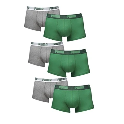 Afbeelding van Puma Basic 2 PACK Onderbroeken, Heren, Maat: Large, Columbia green
