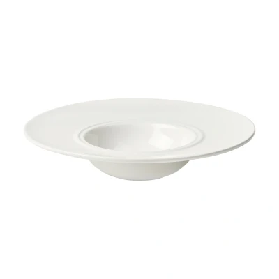 Afbeelding van Broste Copenhagen Stevns pastabord Ø26 cm Chalk white
