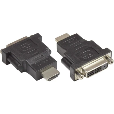 Afbeelding van HDMI (m) DVI D Dual Link (v) adapter / zwart