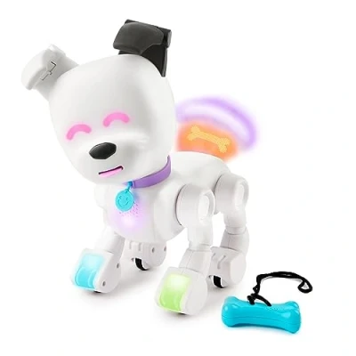 Afbeelding van Dog E Interactieve robothond met kleurrijke LED verlichting, meer dan 200 geluiden en reacties, verbonden app (leeftijd 6+)