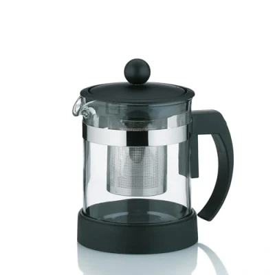 Afbeelding van Theepot Kela Auron met Filter Zwart 0,7L