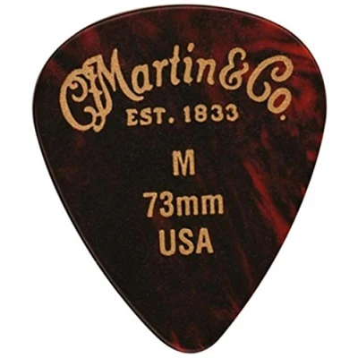 Afbeelding van Martin Faux Tortoise Plectrum 351 0.73 mm 12 pack