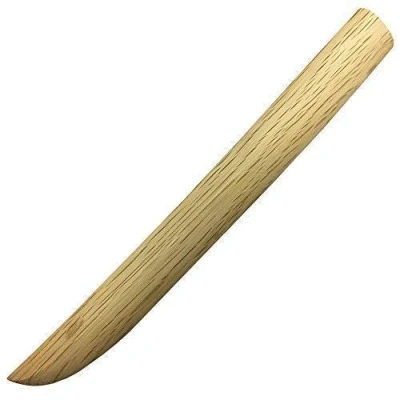 Afbeelding van Marial ARts Houten Natuurlijk Wit Eiken Hout Tanto 11.5&quot;