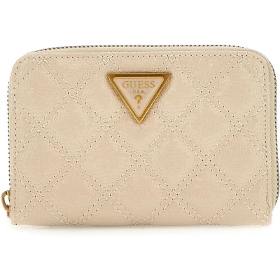 Afbeelding van Guess Giully Medium ZIP Around Portemonnee, Dames, Maat: One Size, Almond