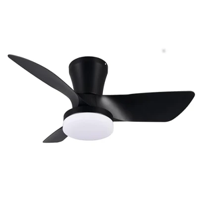 Afbeelding van Randers Plafondventilator 3 bladen zwart d:76cm + CCT LED Modern Reality Leuchten