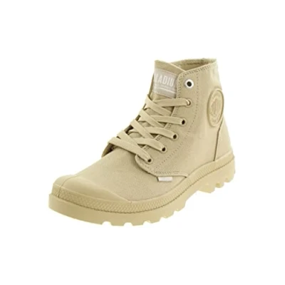 Afbeelding van Palladium Unisex Sneakers hoog, Heren, Maat: 44.5, Warm sand Katoen