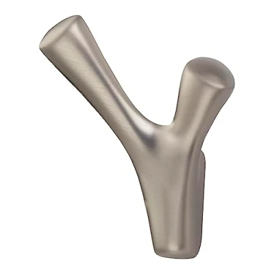 Afbeelding van SOTECH kapstokhaak BICORNO Hoogte: 82 x Breedte: 71 mm Roestvrijstalen look, moderne van spuitgietzink, stabiele wandhaak, ook voor zware jassen