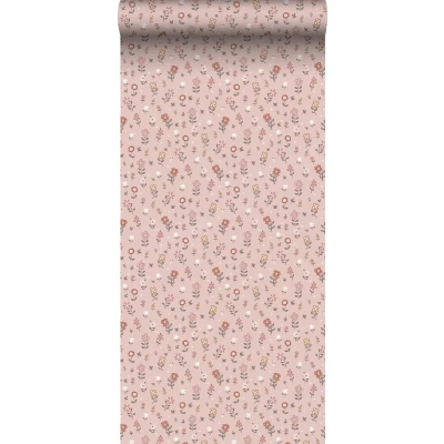 Afbeelding van Leen Bakker ESTAhome Behang Bloemetjes Zacht Roze 50cm X 9 M 139288 Vlies