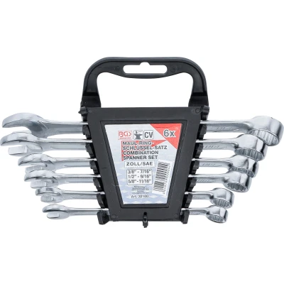 Afbeelding van BGS Steekringsleutelset inches 3/8&quot; 11/16&quot; 6 delig