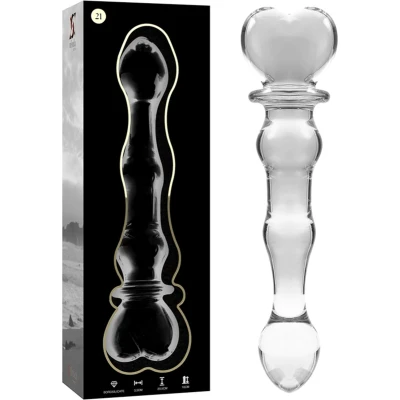 Afbeelding van NEBULA SERIES BY IBIZA™ MODEL 21 Dildo BOROSILICATE GLASS 20.5 X 3.5 CM CLEAR Sex Toys