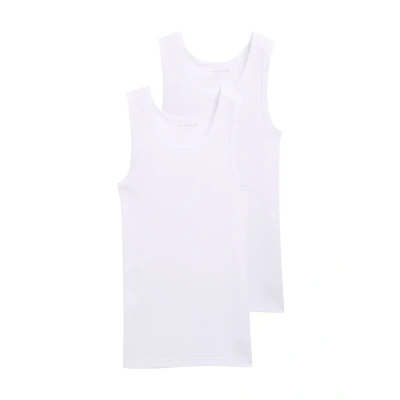 Afbeelding van TOM Tailor Garron 2PACK TANK Hemd, Heren, Maat: Large, White