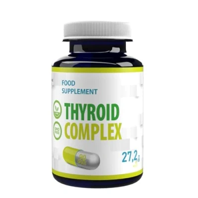 Afbeelding van Schildkliercomplex 90 veganistische capsules, met natuurlijk jodium uit kelp, selenium en meer, getest door 3e partij, hoog stregth supplement
