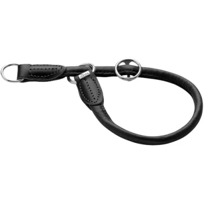 Afbeelding van Hunter Training Halsband Hond Round &amp; Soft Canadian Up Zwart