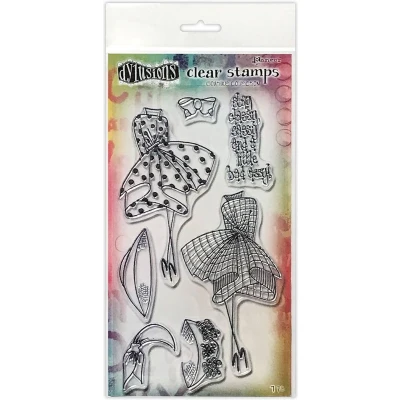 Afbeelding van Dylusions couture Clear stamps Walk in the park duo