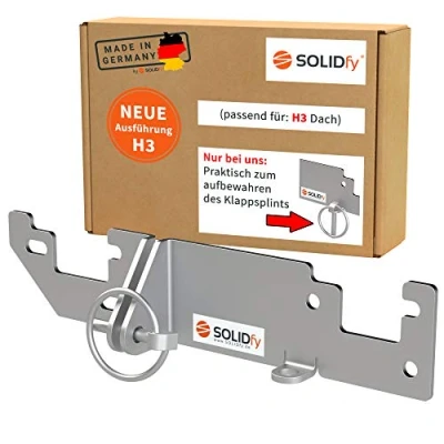 Afbeelding van SOLIDfy® Achterdeurvergrendeling, H3 dak, inbraakbeveiliging, Prick Stop zekering, voor Ducato, Jumper, Boxer, X250, X290