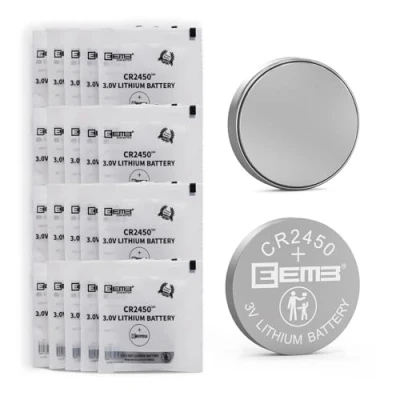Afbeelding van EEMB 20 STKS CR2450 Batterij 3V Lithium 2450 Munt Knop Mobiele Batterijen BR2450 DL2450 KCR2450 Voor Beveiliging Sensor Horloges Theelichtjes Votive Kaarsen Garagedeur Afstandsbediening Auto