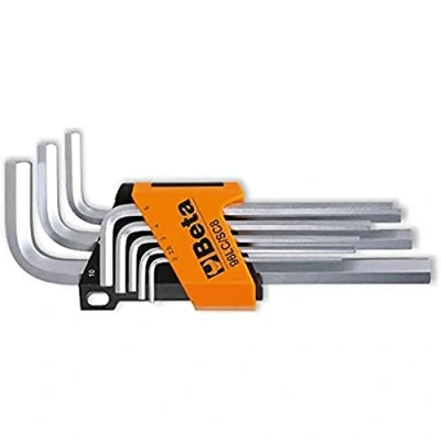 Afbeelding van Beta 9 delig set haakse stiftsleutels met zeskant profiel 96LC/SC8 000960334