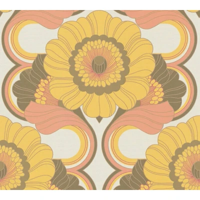 Afbeelding van AS Creation Retro Chic 39530 4 / 395304 Bruin Geel