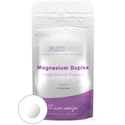 Afbeelding van Flinndal Magnesium Duplex Tabletten Helpt bij Vermoeidheid 30
